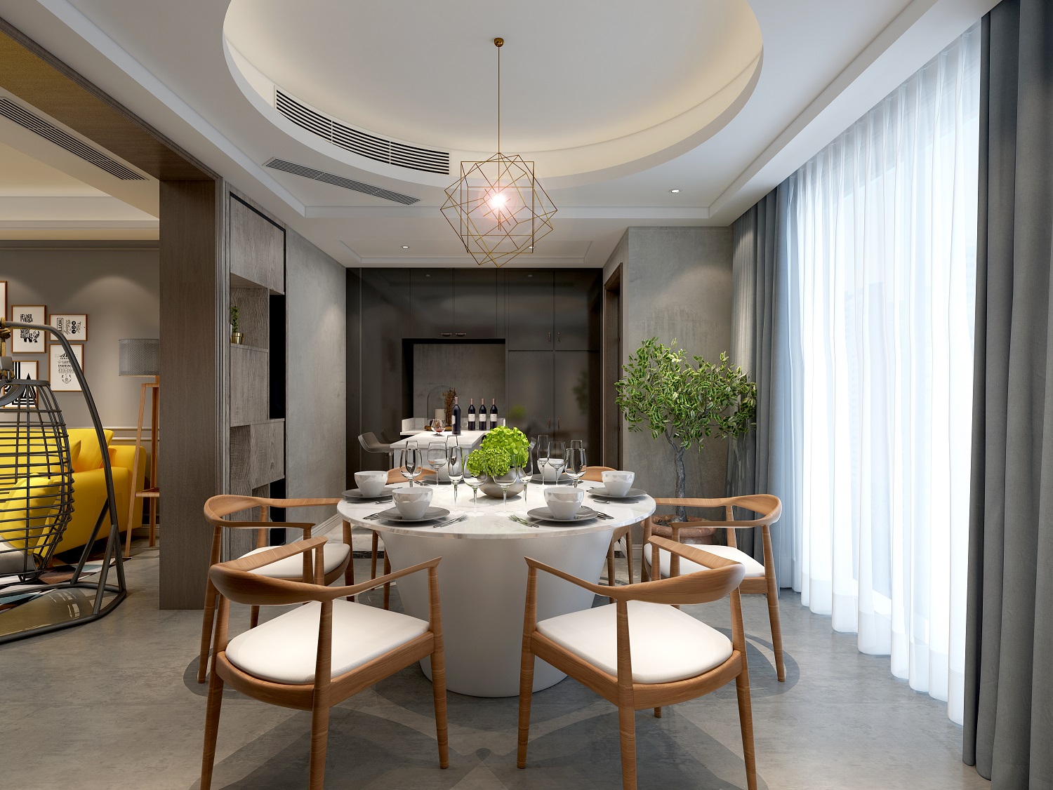 現(xiàn)代風格-餐廳